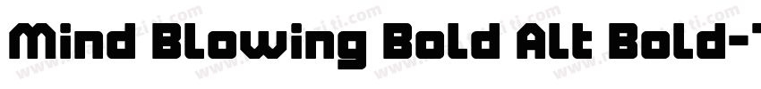 Mind Blowing Bold Alt Bold字体转换